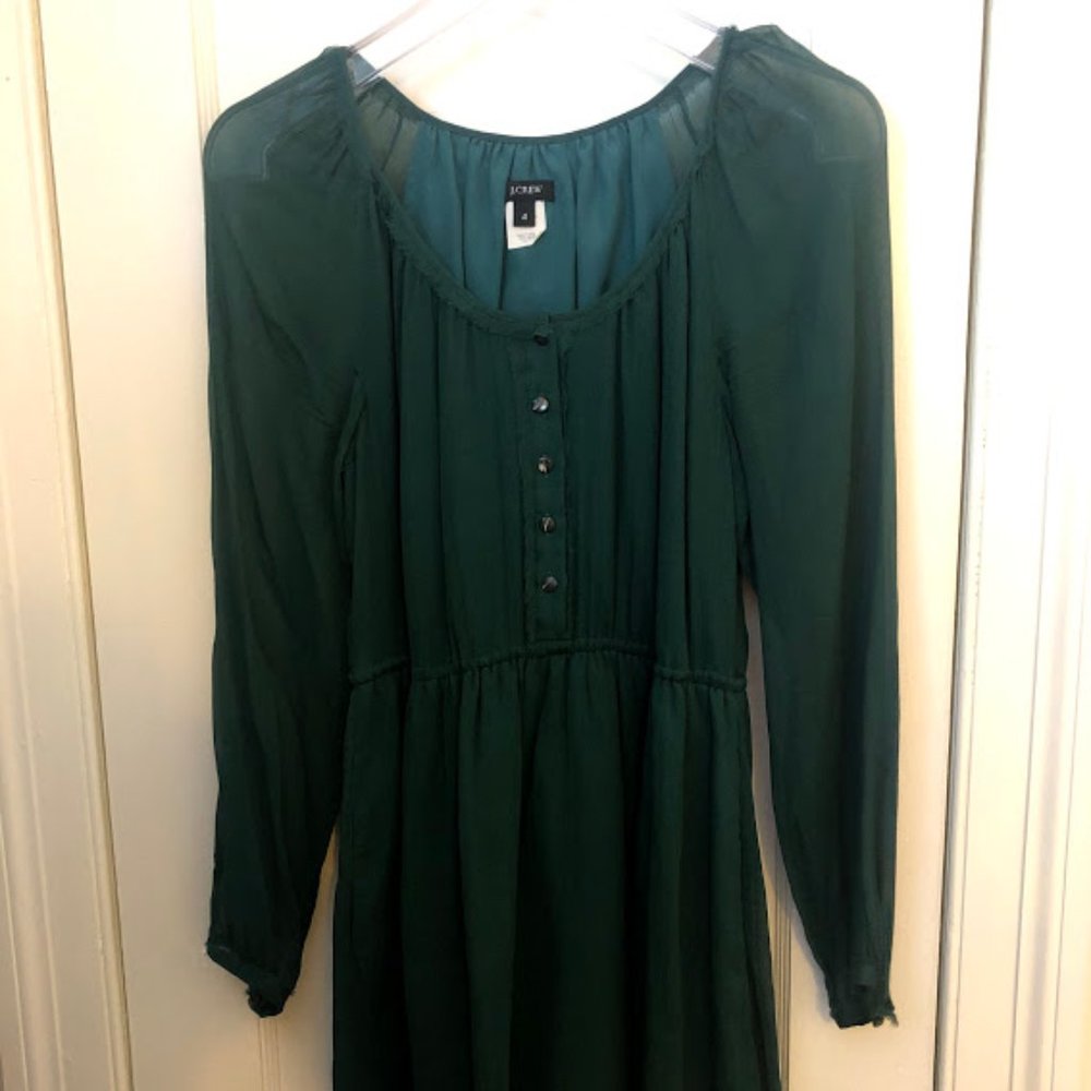 J. Crew chiffon dress